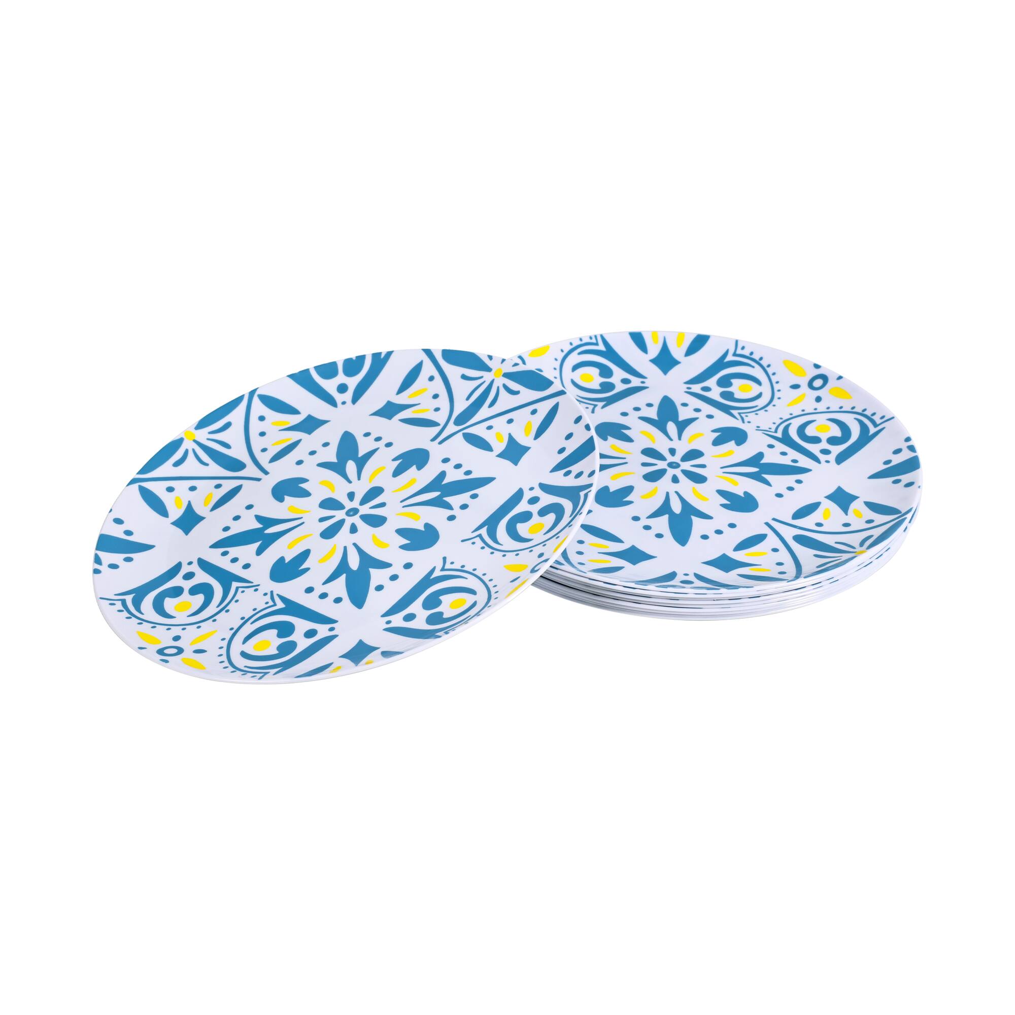 7.5" Citrus Kitchen Plastic Snack Plates, 10ct. by Celebrate It™
